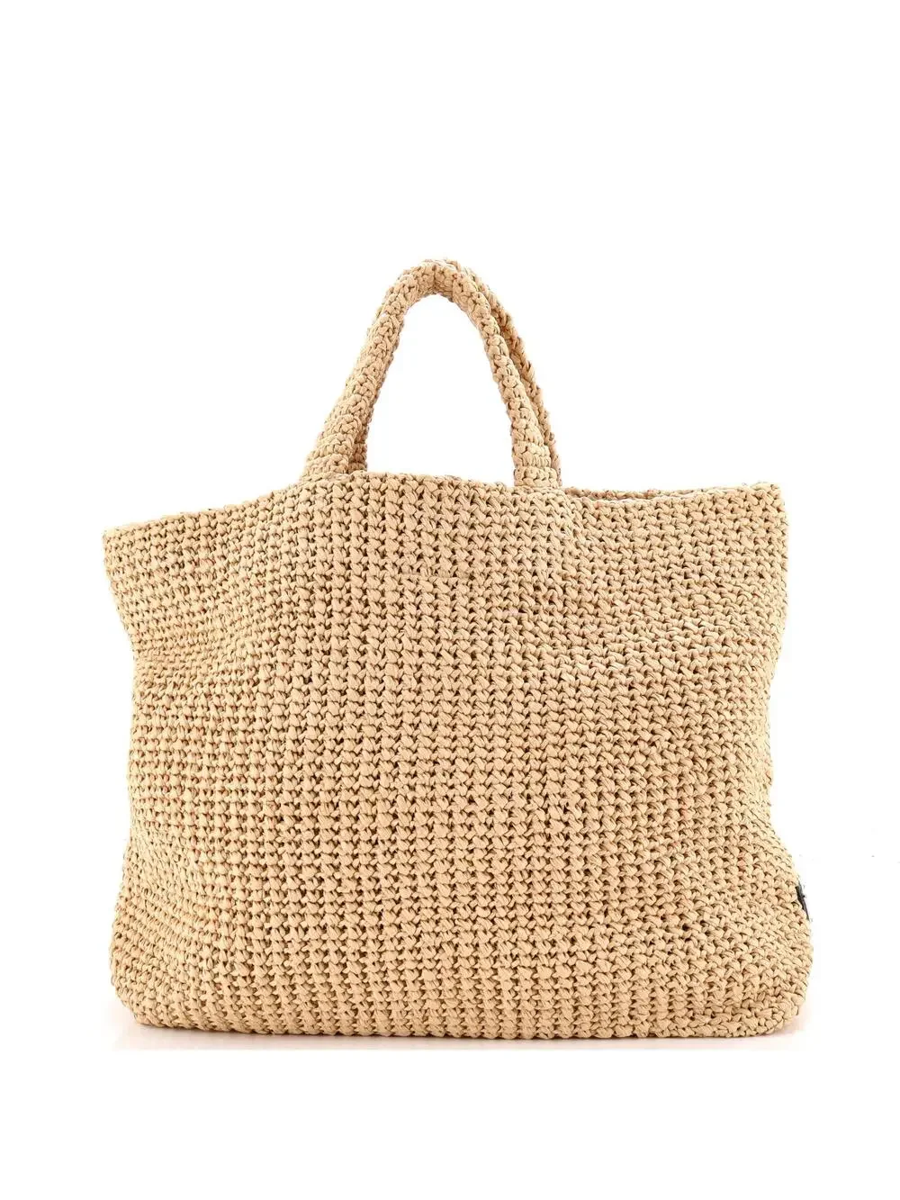 Prada Logo Tote Raffia Large #340173P22B